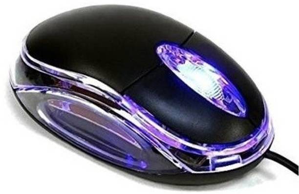 NPU Stylish USB Wired Gaming Mouse With Lighting For Laptop, PC_NP83 Wired Ambidextrous Optical  Gaming Mouse