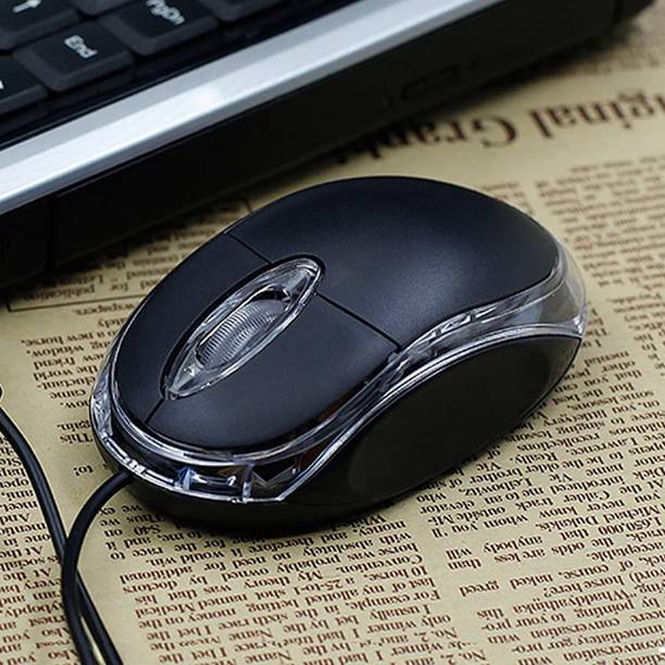 SOJUBA Mouse for Laptop, Mouse for Computer Light USB Optical Wired Scroll Mice Wired Ambidextrous Optical  Gaming Mouse