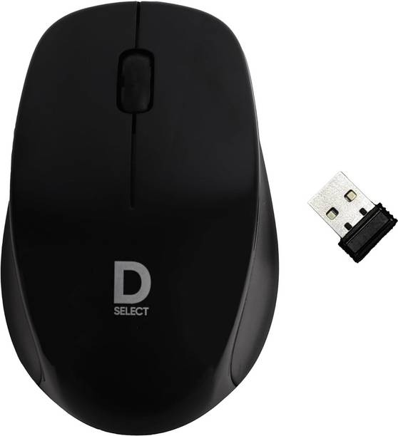 DELL Wireless Mouse DS320-Black with USB Type A Connector Ambidextrous Optical Mouse