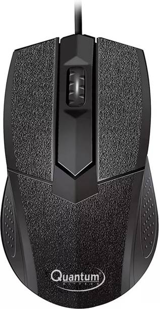 QUANTUM QHM224D (5 Units Pack)/ 1000 DPI Wired Ambidextrous Optical Mouse