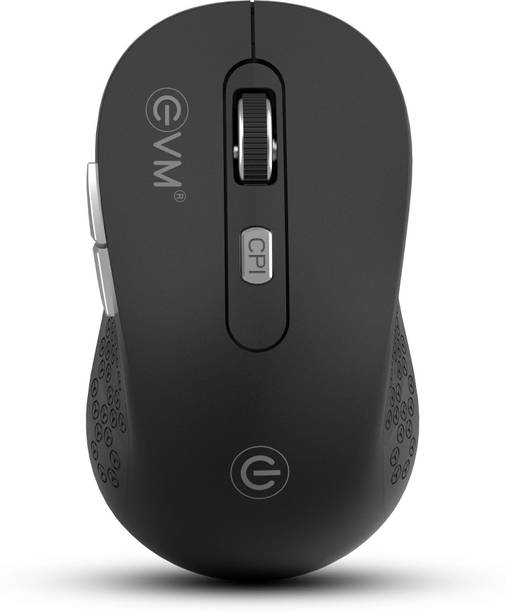 EVM EnOrb EWLM-360 Wireless Ambidextrous Optical  Gaming Mouse Wireless Mouse 1600DPI Button, 10 Meter Range, 2.4 GHz Connectivity, Comfort Hand Grip  with Bluetooth