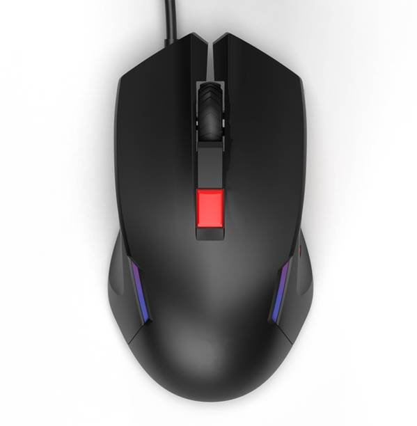 PTIS USB Gaming Mouse with Breathing Lights and DPI Upto 3600 Wired Ambidextrous Optical  Gaming Mouse