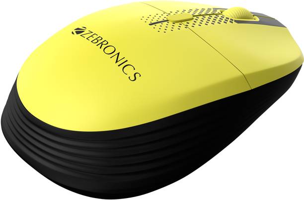ZEBRONICS ZEB-POP 2.4GHz Nano Receiver, 4 Buttons Ambidextrous Op