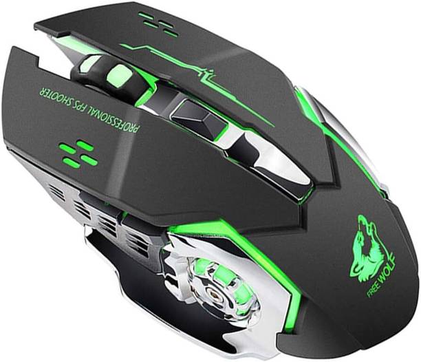 microware X8 Gaming Mouse Silent 2.4GHz 2400DPI 6 Keys Wireless Optical Mouse USB Receiver Wireless Optical  Gaming Mouse  with Bluetooth