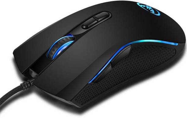 LoomTree 7-Button Wired USB Optical Mouse with LED Back Light for PC, Mac, Desktop, Wired Ambidextrous Optical  Gaming Mouse