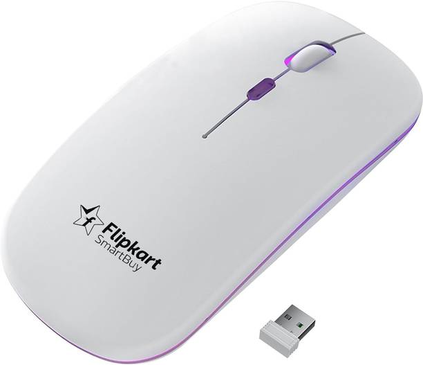 Flipkart SmartBuy FKSB-MS-WHT Wireless Ergonomic Optical Mouse  with Bluetooth