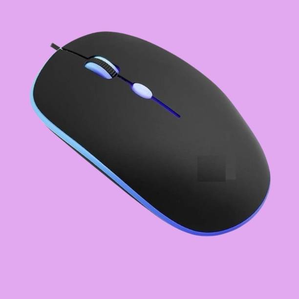 MAKMONI Computer Mouse Wired, Silent USB Mouse - Slim & Compact USB Mouse MB14 Wired Right Handed Optical  Gaming Mouse