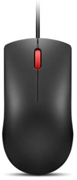 Lenovo 120 Wired Mouse Wired Ambidextrous Optical Gaming Mouse  (USB 3.0, Black)