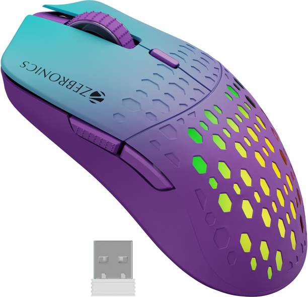 ZEBRONICS Marine Wireless Ambidextrous Optical Mouse Rechargable,