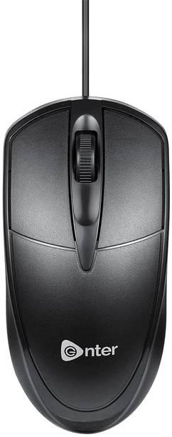 Enter Slider Wired Ambidextrous Optical Mouse