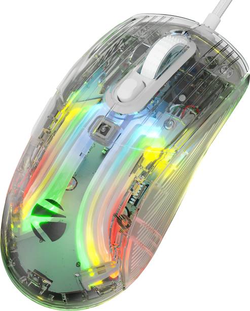 ZEBRONICS Premium Wired Gaming Mouse with 7200 DPI, 7 Buttons, RGB Modes Wired Ambidextrous Optical  Gaming Mouse Premium Wired Gaming Mouse with 7200 DPI, 7 Buttons, RGB Modes