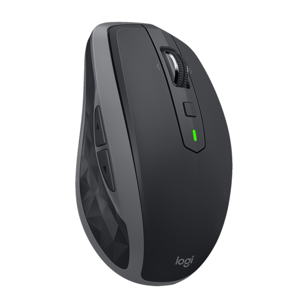Logitech MX Anywhere 2S Wireless Ambidextrous Optical Mouse Multi-Surface with 4000 DPI, Hyper-Fast Scrolling and 7 Customisable Buttons