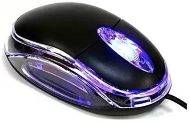 NPU Stylish USB Wired Gaming Mouse With Lighting For Laptop, PC_NP21 Wired Ambidextrous Optical  Gaming Mouse