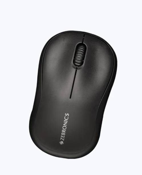 ZEBRONICS Zeb-Comfort,Accurate optical sensor,Ergonomic design Wired Ambidextrous Mechanical Mouse
