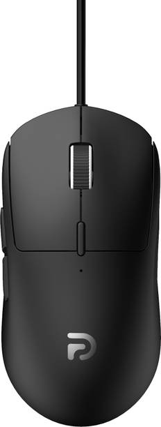 ELECTRO WOLF G100 Pro Y Wired Gaming Mouse with Breathing Lights and DPI Upto 3200 (Black) Wired Ambidextrous Optical  Gaming Mouse