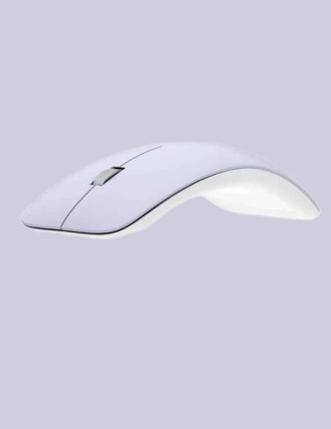 Aurora World Curve Wireless Mouse with USB-A & USB-C -993 Ergonomic Optical Mouse