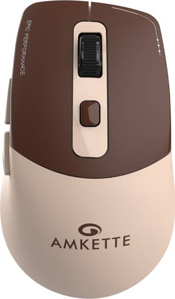 AMKETTE Epic S Multi-Device 3200 DPI Rechargeable Ergonomic Optical Mouse