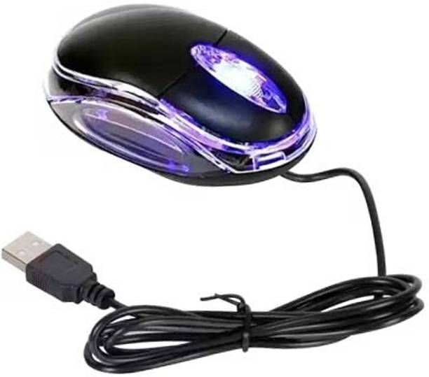 Mobtude USB Wired Mouse For PC & Laptop Wired Ambidextrous Optical  Gaming Mouse