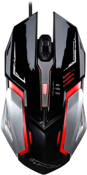 TXOR ROVER ALPHA, Optical Gaming Silent Ergonomic Design Wired & Upto 1600 DPI Wired Ambidextrous Optical  Gaming Mouse