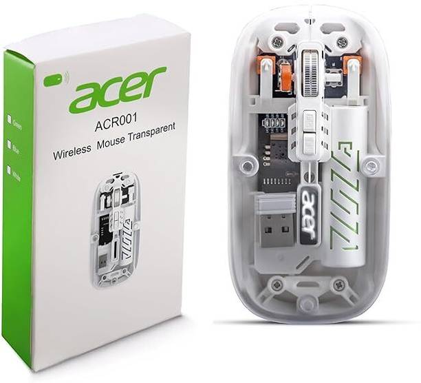 Acer Transparent Rechargeable Bluetooth Wireless Optical Mouse  with Bluetooth