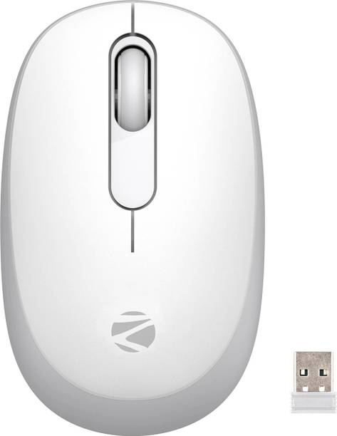 ZEBRONICS Groot Wireless Ambidextrous Optical Mouse Wireless Mouse, 1600DPI, Silent Ergonomic with 2 Years Warranty  with Bluetooth