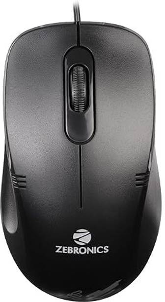 ZEBRONICS Zeb-Power-Plus Wired Ambidextrous Optical Gaming Mouse Wired Ambidextrous Optical Mouse