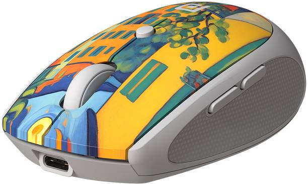 Portronics Toad III Plus Wireless, Bluetooth + 2.4 GHz, Rechargeable, 6 Buttons, Wireless Optical Mouse  with Bluetooth