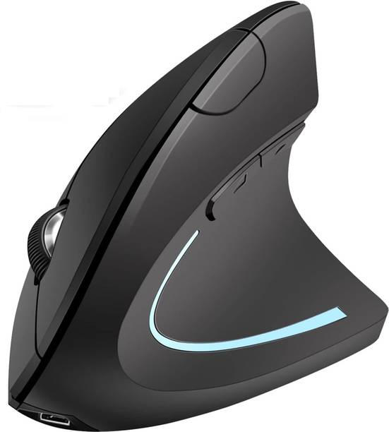 atdaraz Ergonomic Wireless,Rechargeable Vertical Mouse with USB Receiver,6 Buttons Wireless Ambidextrous Optical  Gaming Mouse  with Bluetooth