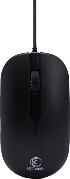 KITECH M100 Wired Ambidextrous Optical Mouse