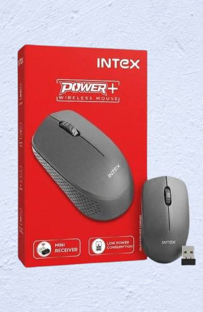 Intex Wireless Mouse | Ergonomic_ 2.4GHz Cordless Optical Mouse with USB Nano Receiver Wireless Ergonomic Touch Mouse