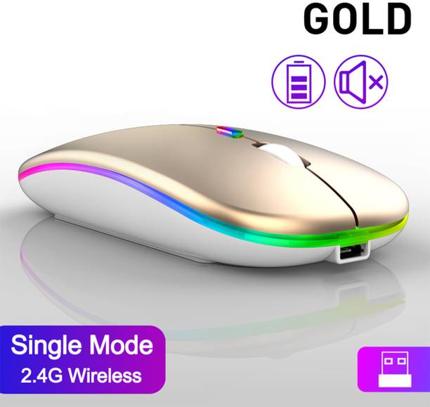MARS Wireless Bluetooth Mouse, Slim Mouse 2.4G Portable USB Optical Wireless Mice Wireless Optical  Gaming Mouse  with Bluetooth