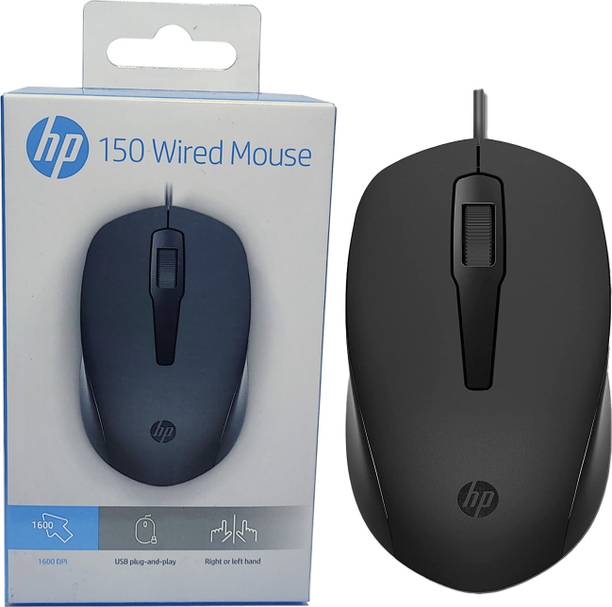 HP 150 Wired Ambidextrous Optical Mouse