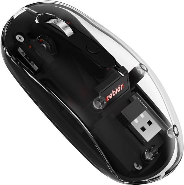 zebion BOLD Transparent Wireless and Bluetooth Recharge...
