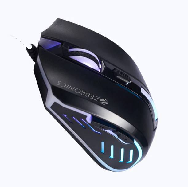 ZEBRONICS ZEB SNIPER GAMING MOUSE Wired Ambidextrous Optical  Gaming Mouse