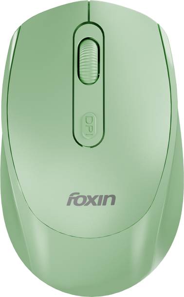 Foxin Flow Wireless Mouse with Rechargeable Battery, 4 Buttons, 800/1200/1600 DPI Wireless Ergonomic Optical Mouse  with Bluetooth