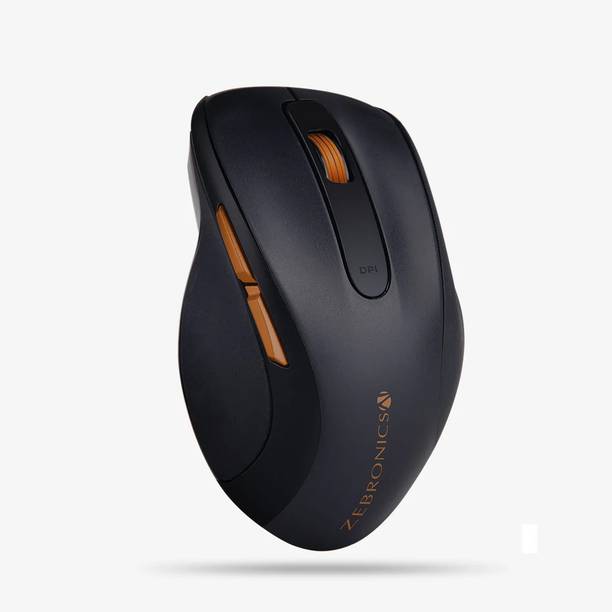 ZEBRONICS Zeb-Curve Wireless Ambidextrous Optical Mouse (2.4GHz Wireless, Black) Ambidextrous Optical Mouse