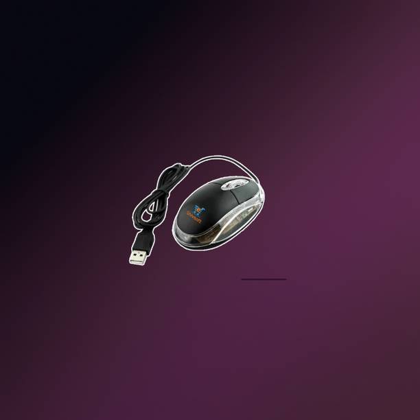 Shivsoft 3D Optical wired USB Mouse in Black Model-4785 Wired Ambidextrous Optical  Gaming Mouse