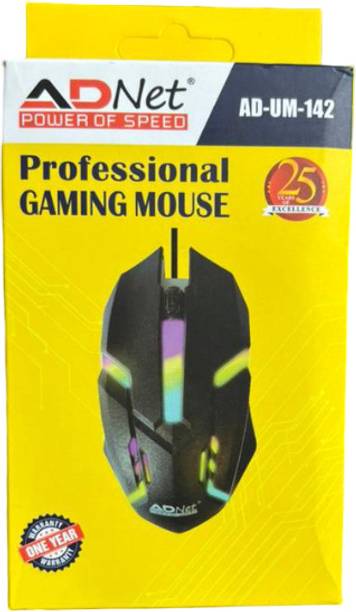 ADN AD-UM-142 Wired Right Handed Optical  Gaming Mouse