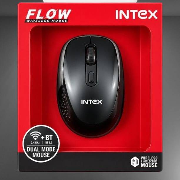 Intex Wireless. Mouse | 2.4GHz Wireless Optical Mouse with Nano USB Receiver Wireless Ergonomic Touch Mouse With Bluetooth