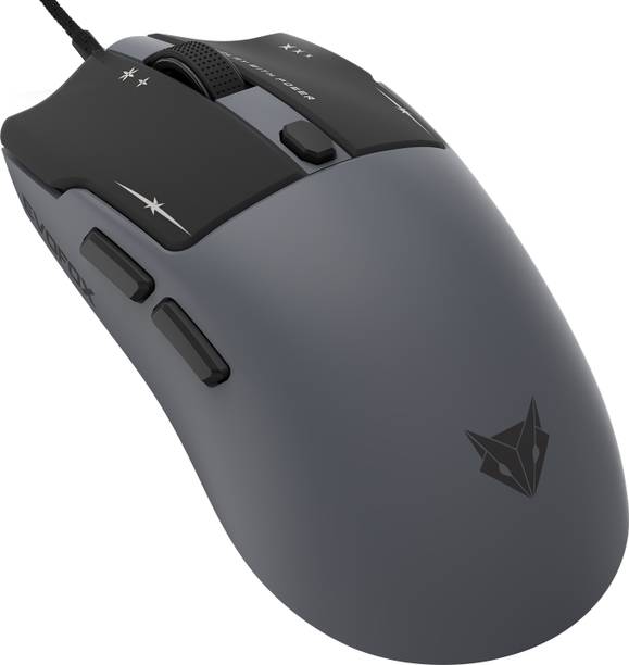 EVOFOX Ghost Air Programmable Gaming Mouse with Pixart Sensor, RGB and Software Wired Ambidextrous Optical  Gaming Mouse