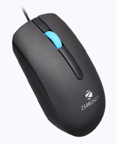 ZEBRONICS JUGGLE Wired Ambidextrous Optical Mouse
