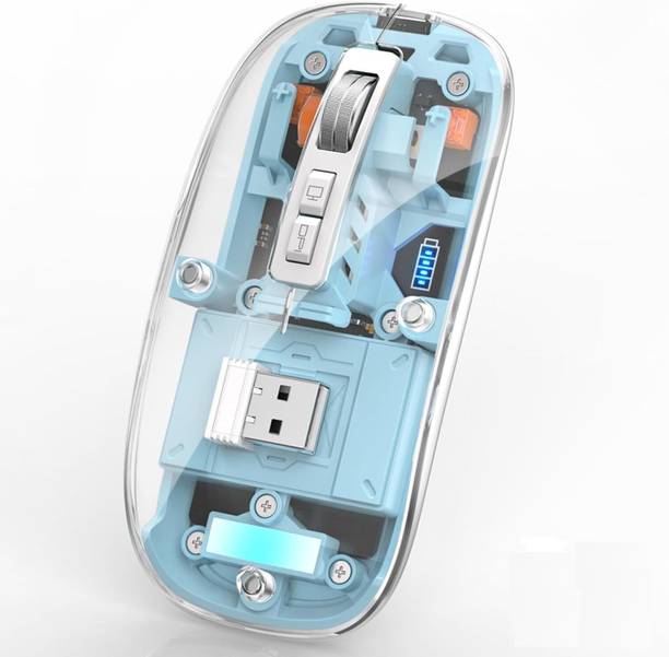 D-Fantix Bluetooth Wireless Mouse Tri-Mode (Dual BT5.1+2.4GHz) USB C Mouse Wireless Ambidextrous Optical Mouse  with Bluetooth