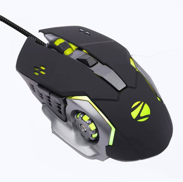 ZEBRONICS ZEB-TRANSFORMER-M2 Wired Ambidextrous Optical  Gaming Mouse