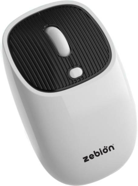 zebion Free Flow Wireless 4 Buttons,3 Adjustable DPI, High Precision,Plug & Play Wireless Ambidextrous Optical Mouse
