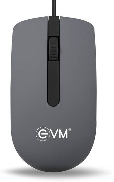 EVM 009 Wired Ambidextrous Touch  Gaming Mouse 1.1m Wire, Scroll Wheel Grip, ABS Build
