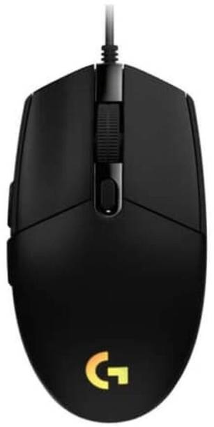 Logitech G-203-Black Wired Ambidextrous Mechanical  Gaming Mouse