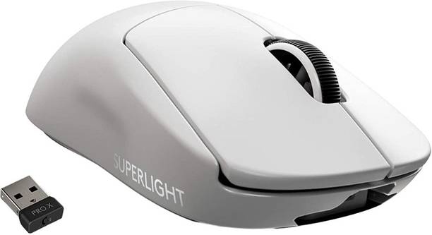 Logitech G PRO X Superlight / Hero 25K Sensor, Adj DPI 25.6K DPI, 5 Programmable Buttons Wireless Ambidextrous Optical  Gaming Mouse  with Bluetooth