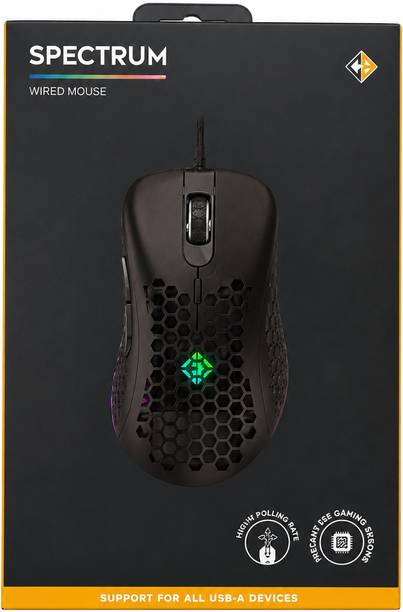 Cosmic Byte Spectrum Wired Right Handed Touch  Gaming Mouse