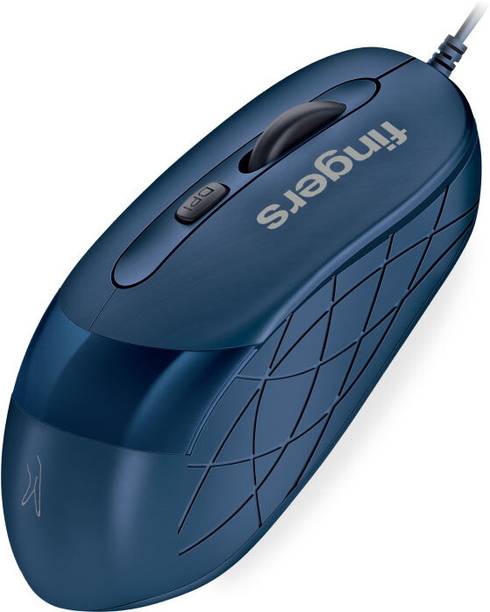 FINGERS SuperHit Wired Ambidextrous Optical Mouse