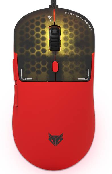 EVOFOX Phantom Air Programmable Gaming Mouse Ultra Light Weight RGB Wired Ambidextrous Optical  Gaming Mouse